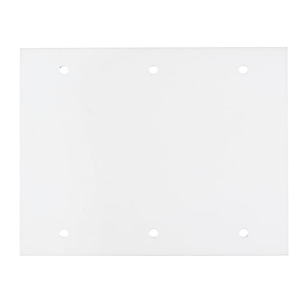Sub-Plate, Floor Box Type, 3 Gang, Steel